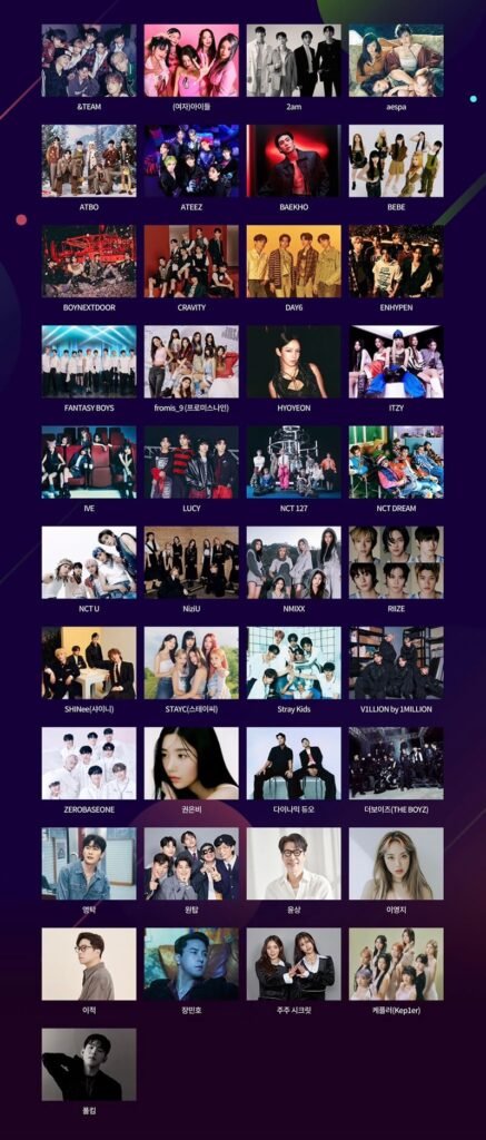 Lineup MBC Music Festival 2023