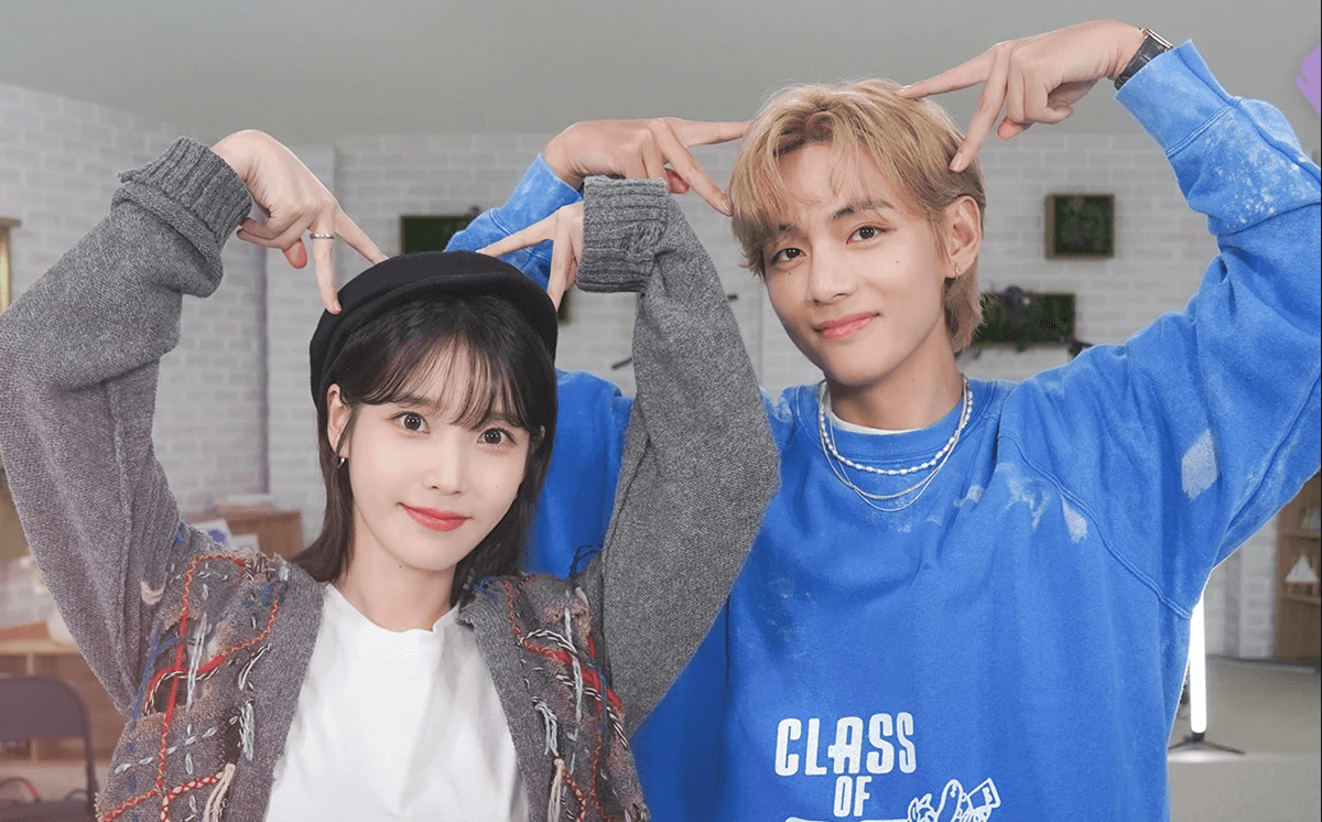 V BTS Menjadi Model di MV IU, 10 Hari Sebelum V Wamil