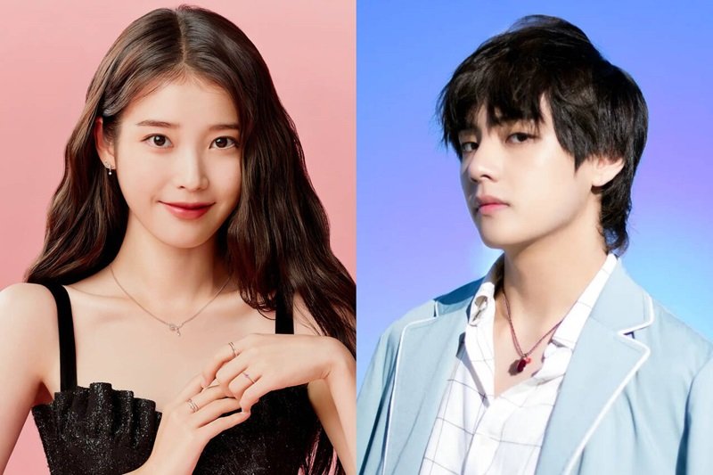 V BTS Menjadi Model di MV IU
