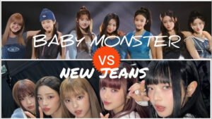 Karina aespa, Ahyeon BABYMONSTER, dan Danielle NewJeans